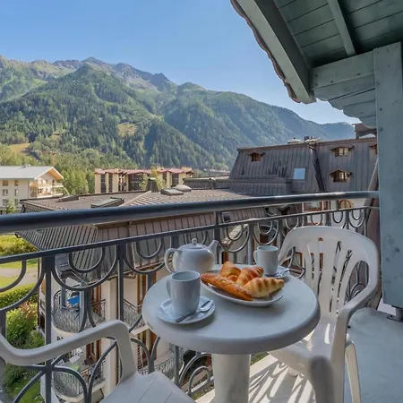 شقة Le Cristal Gm20 Mountain View, Pool, Private Sauna & Parking - Happy شامونكس