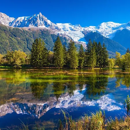 Le Cristal Gm20 Mountain View, Pool, Private Sauna & Parking - Happy Appartamento Chamonix